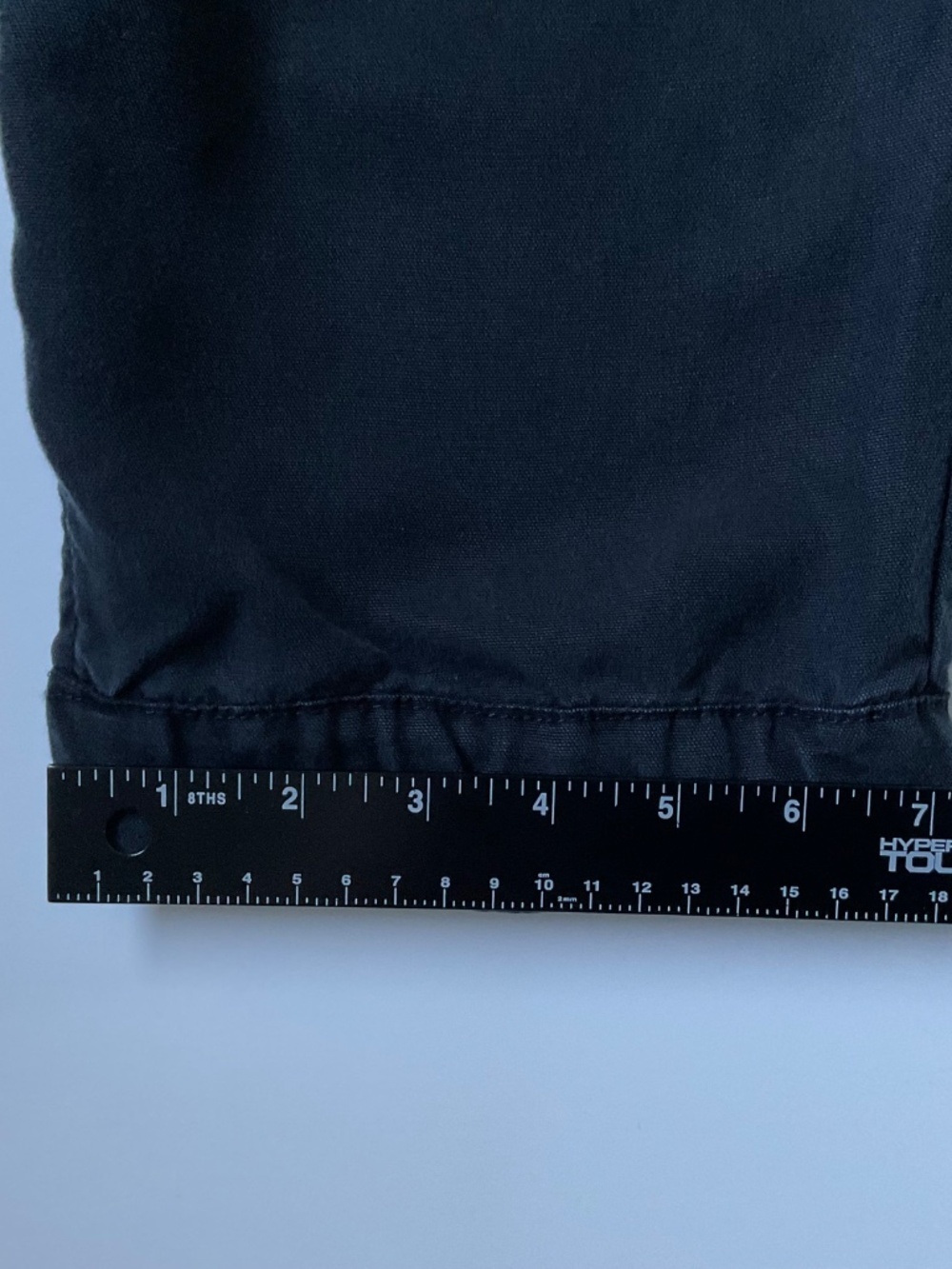 Gap Womens Cropped Pants Sz 4 Black Utility Modern Clean Girl Streetwear Chino - Picture 7 of 13